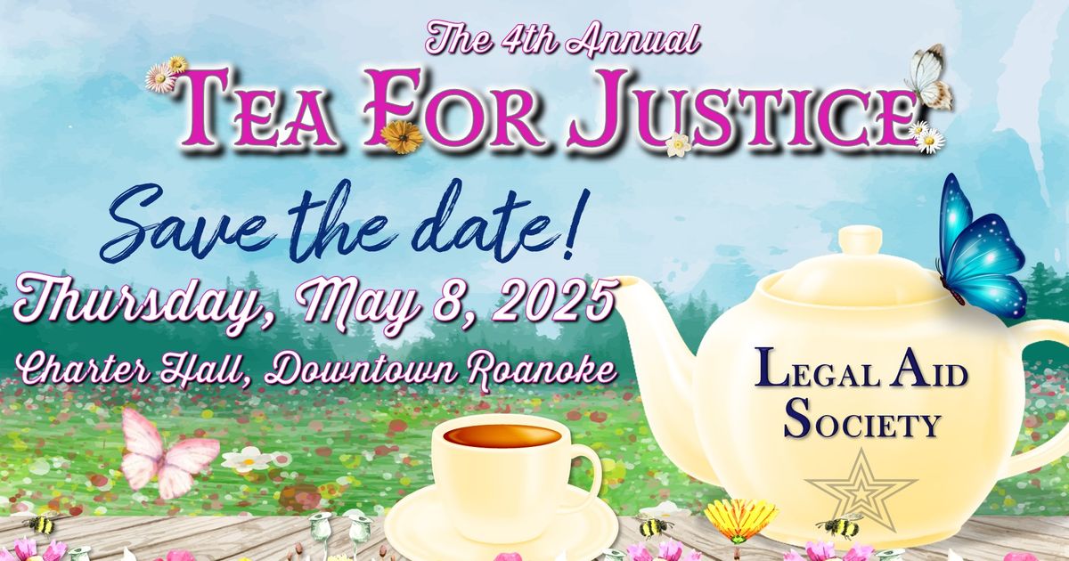 4th Annual Tea for Justice