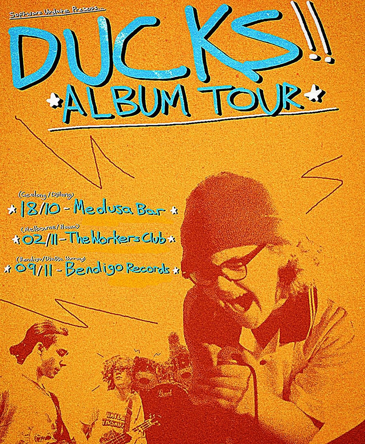 Software Update Ducks Album Launch \/\/ Medusa Bar, Geelong\/Djilang