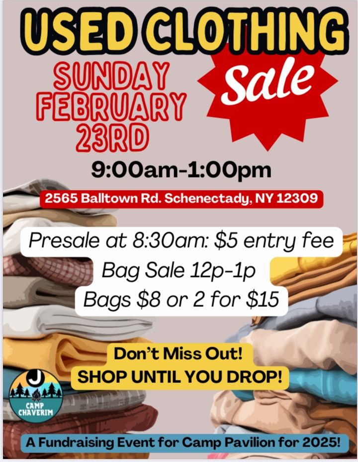 Huge Indoor Used Clothing Sale