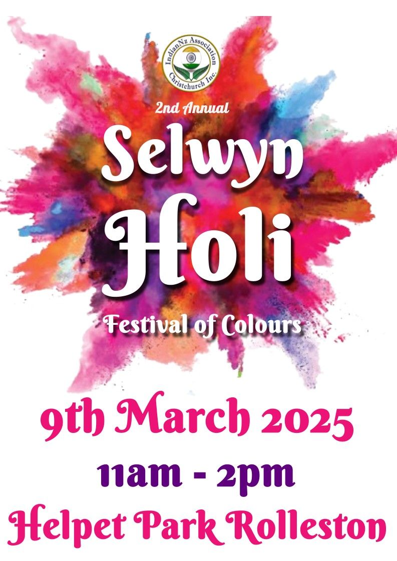 Selwyn Holi - Festival of Colours 