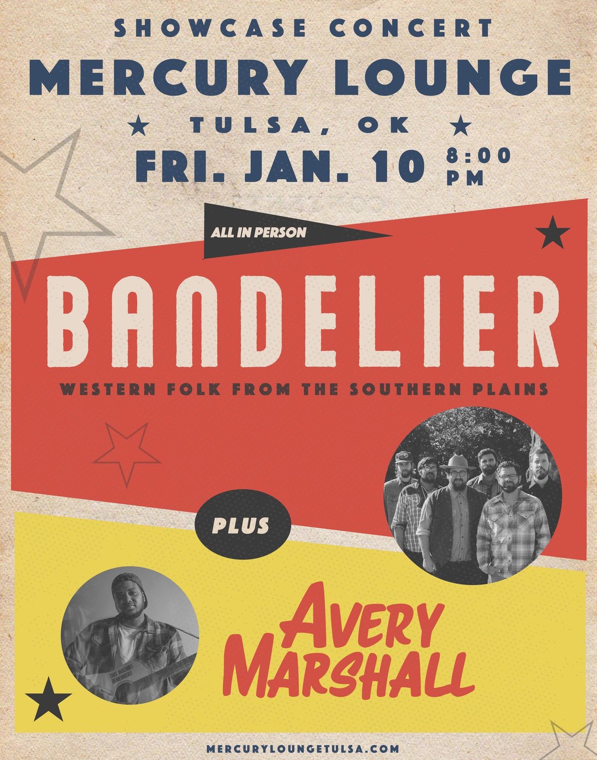 Bandelier + Avery Marshall live at Mercury Lounge