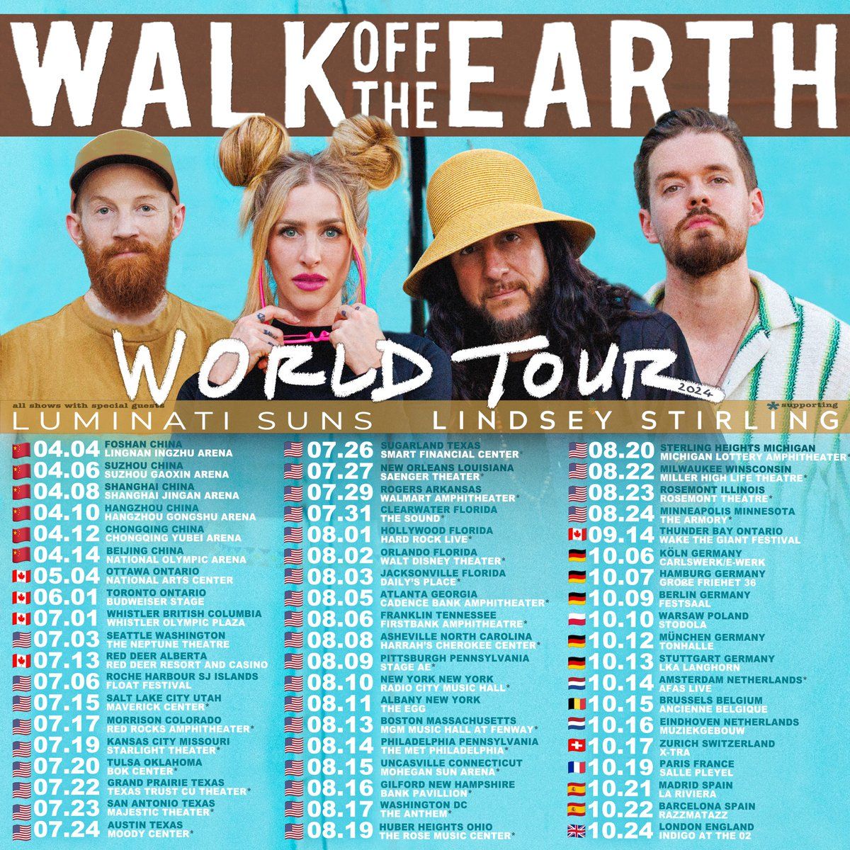 Walk Off The Earth at Jasper Arts Center