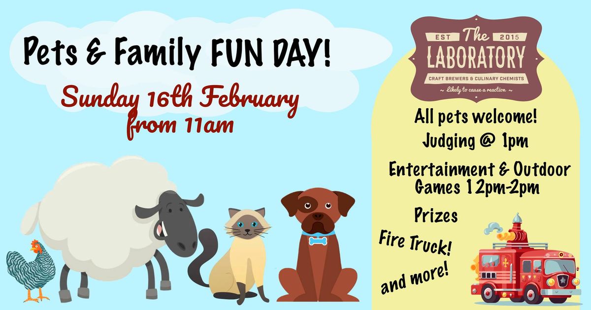 Pets & Family Fun Day at The Laboratory!