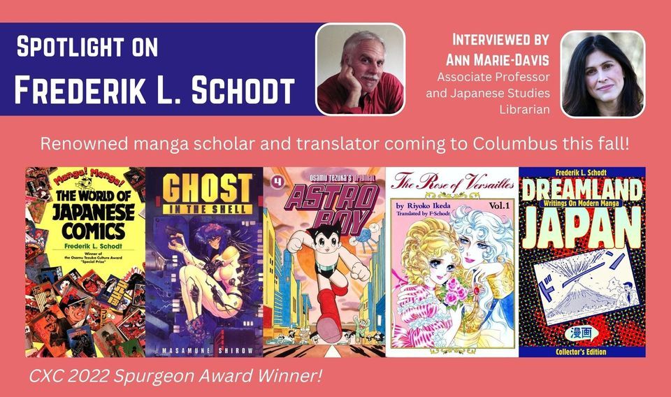 Spotlight on manga scholar Frederik Schodt, Tom Spurgeon Award Winner