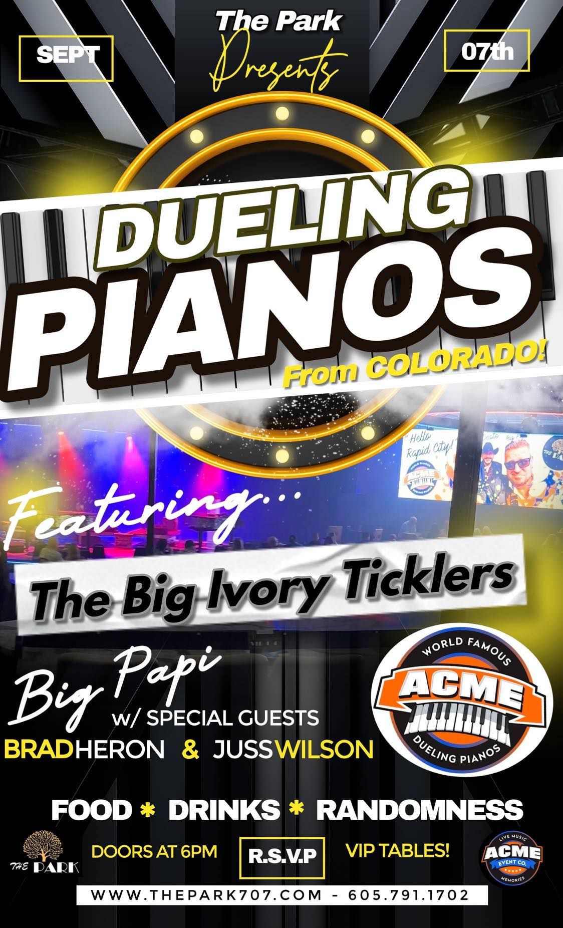 Dueling Pianos at The Park- 707 Nightlife