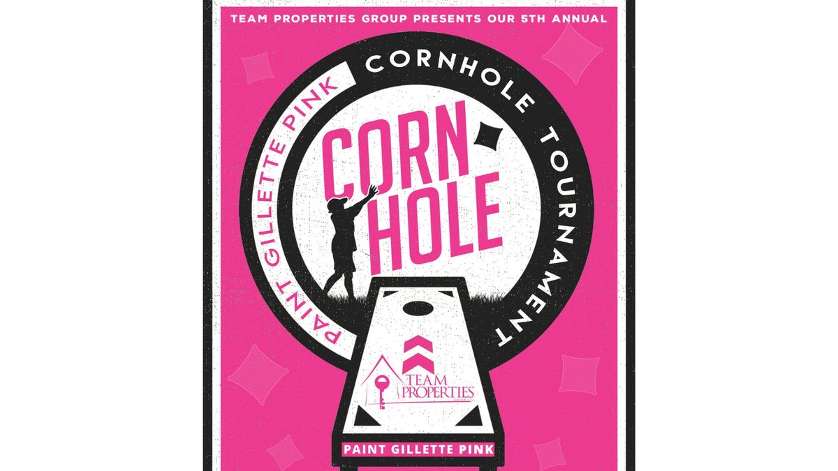 Paint Gillette Pink Cornhole Tournament