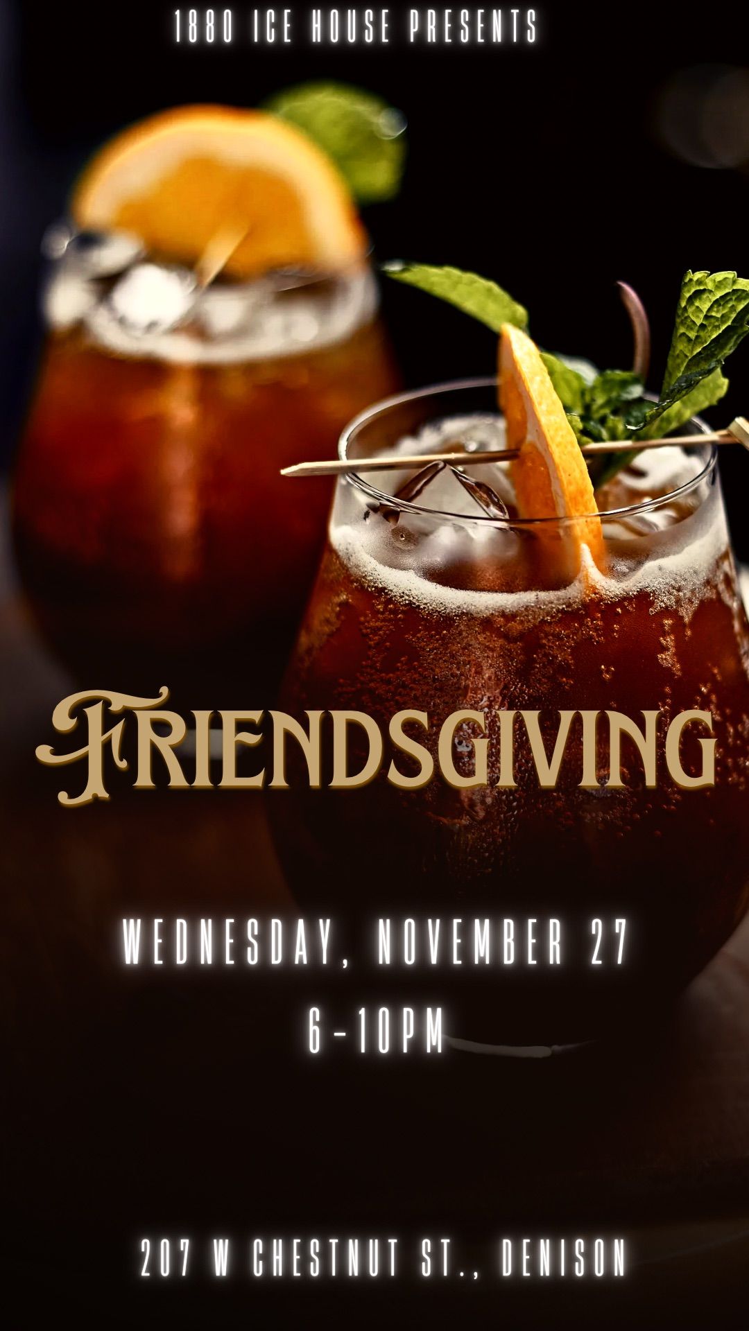 Friendsgiving at 1880 Ice House