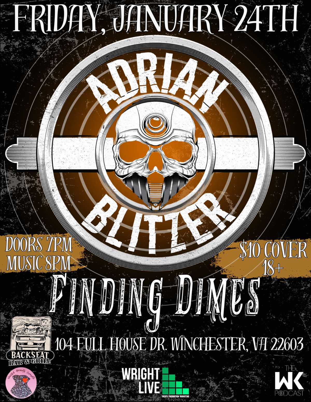 Adrian Blitzer, Finding Dimes @Backseat Bar And Grill 