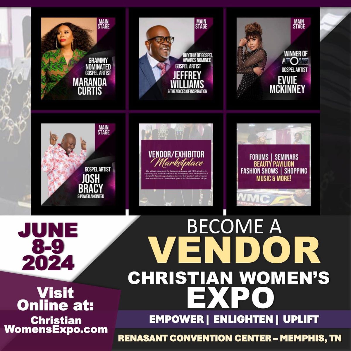 CHRISTIAN WOMEN\u2019S EXPO- EMPOWER ENLIGHTEN UPLIFT