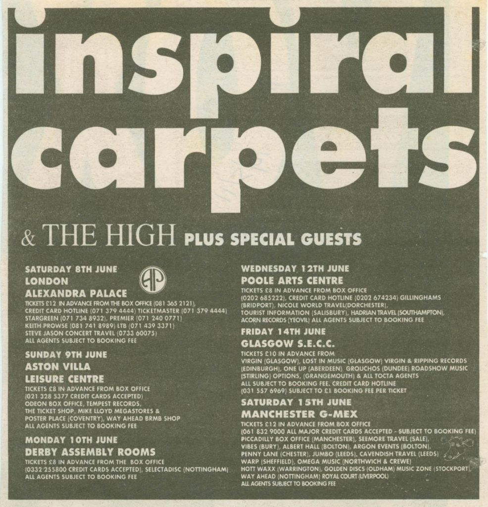 Inspiral Carpets Nottingham Tickets