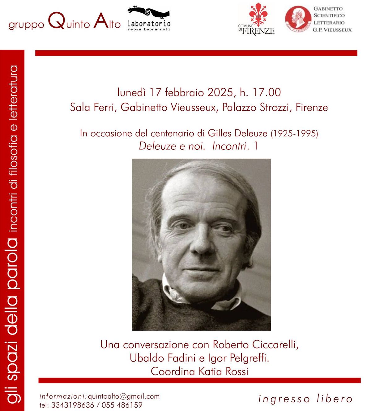 Quinto Alto. Deleuze e noi. Incontri. 1