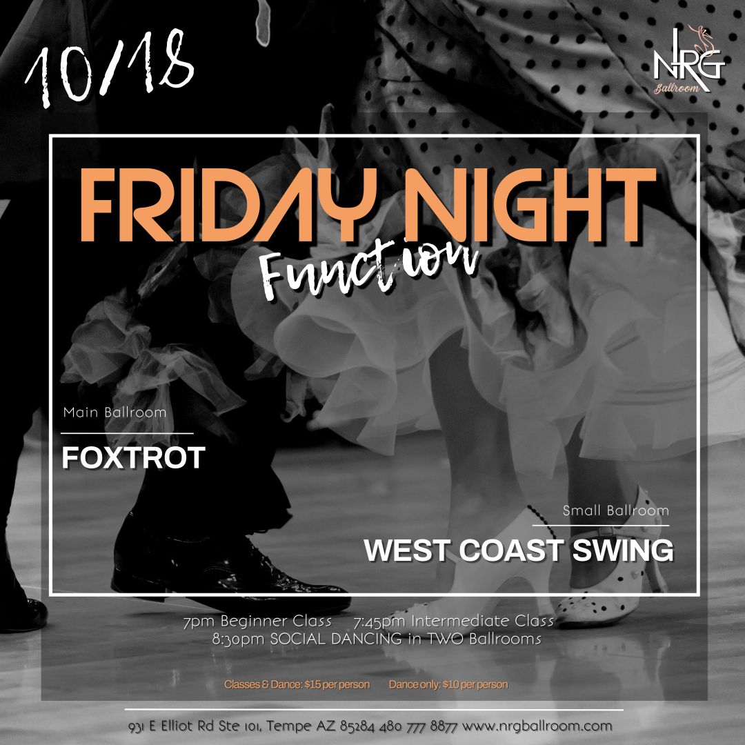 Friday Night Function: FOXTROT & WCS