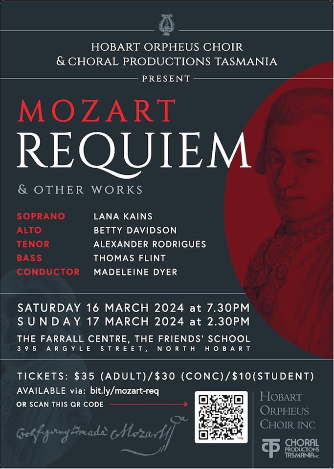 Mozart Requiem: Sunday 17th March