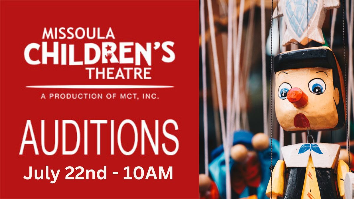 MCT Pinocchio Auditions