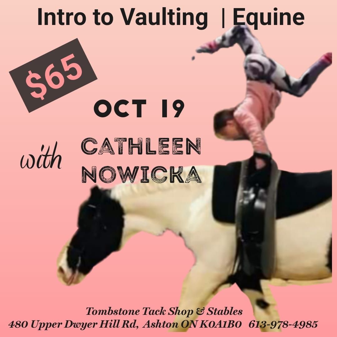 Intro to Equine Vaulting  \u2606 Cathleen Nowicka 