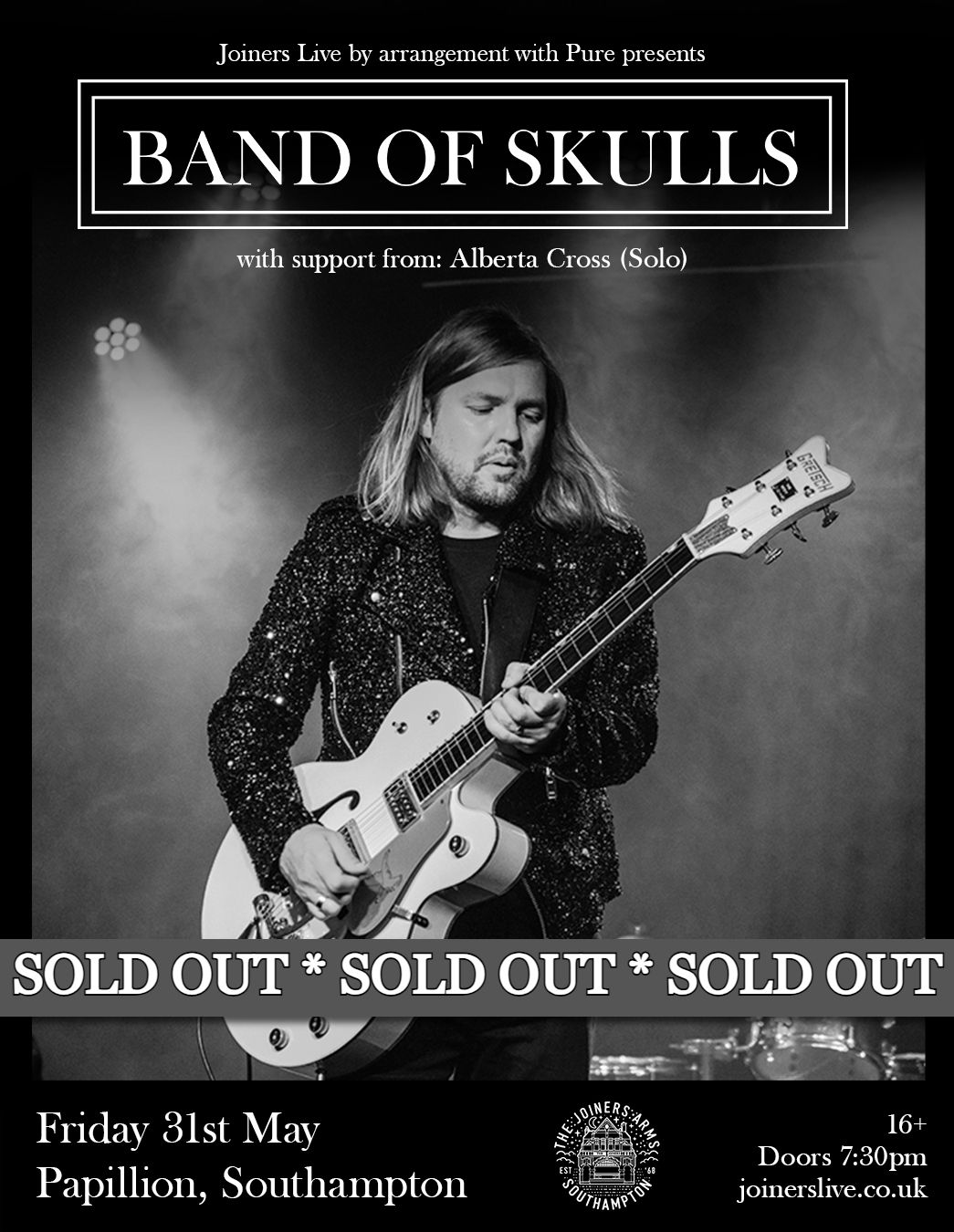 Band Of Skulls at Papillon, Southampton - One Off Show!