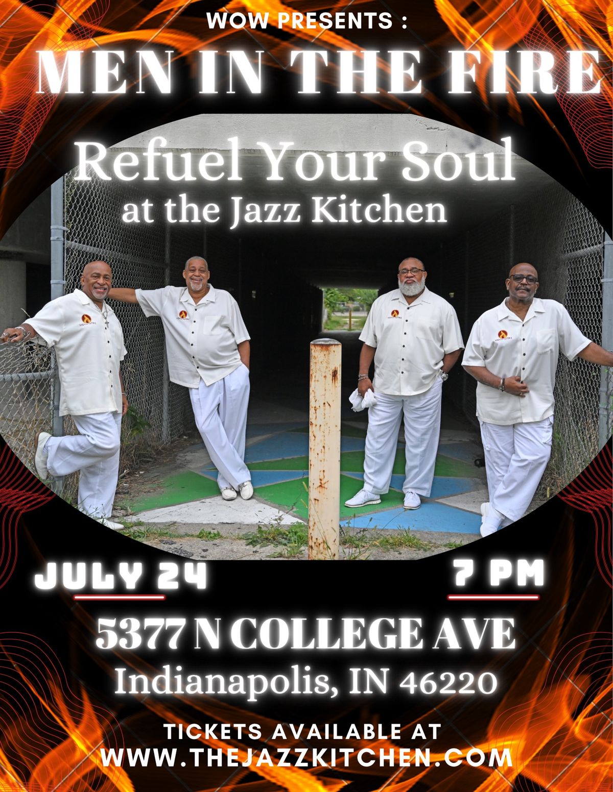WOW Presents Men In The Fire at The Jazz Kitchen
