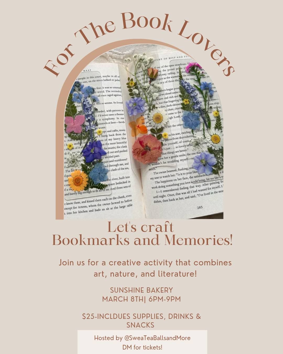 Flower Bookmark Class