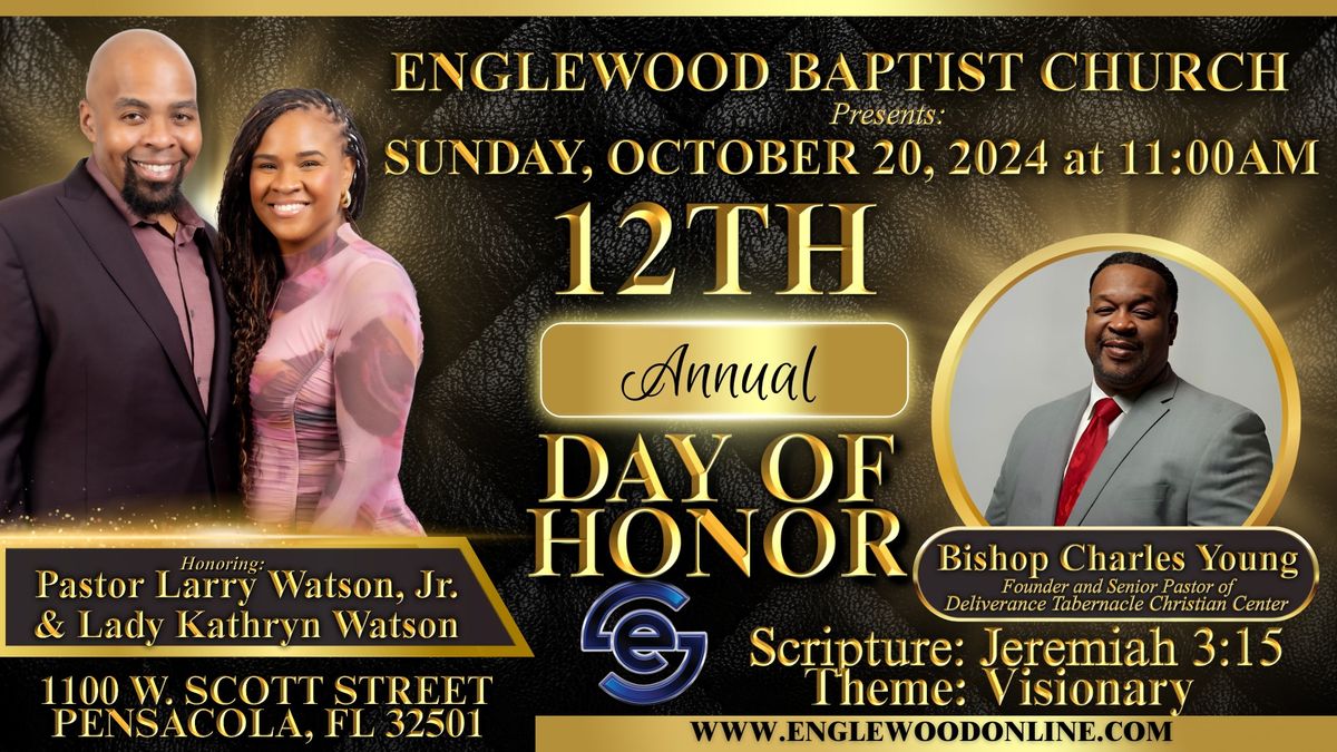 12th Annual Day of Honor for Pastor Larry and Lady K