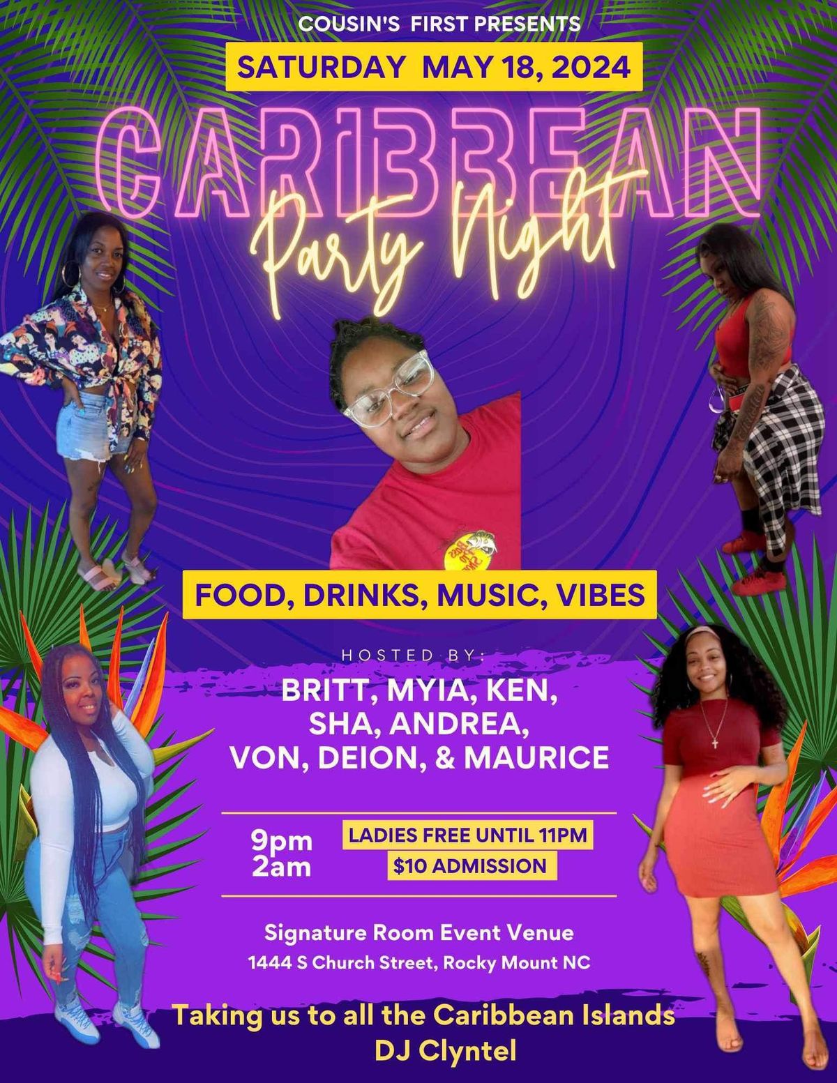 Caribbean Party Night at The Signature Room!