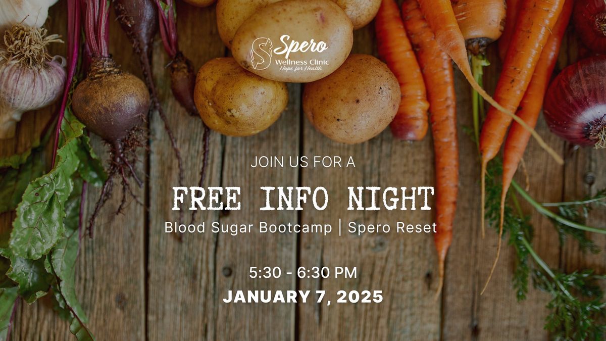 Free Info Night: Blood Sugar Bootcamp & Spero Reset