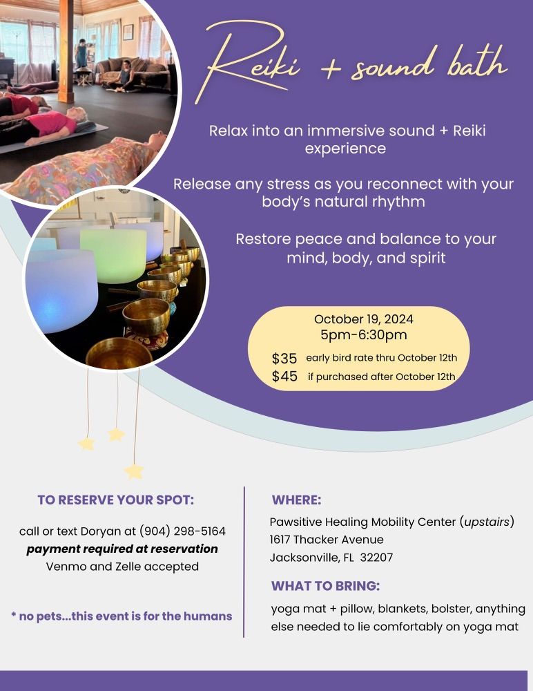 Reiki + Sound Healing Immersive Experience