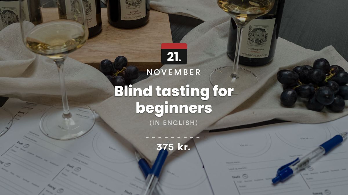 Blind tasting for beginners (in english) 