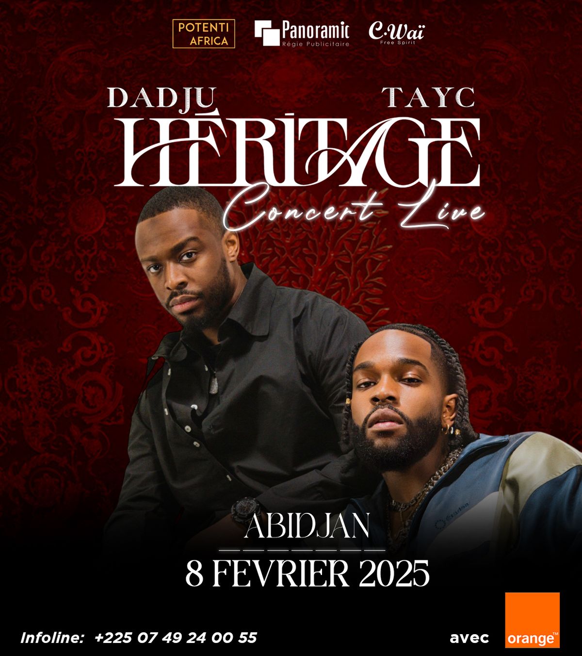 CONCERT SP\u00c9CIAL ST VALENTIN\ud83c\udf39DADJU & TAYC \u00c0 ABIDJAN