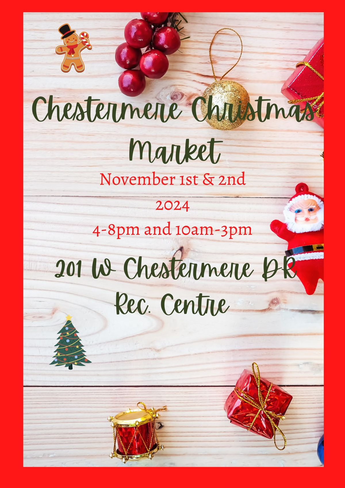 Chestermere Christmas market in November\/24