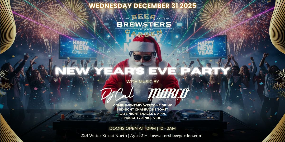 New Year\u2019s Eve Party at Brewsters Beer Garden