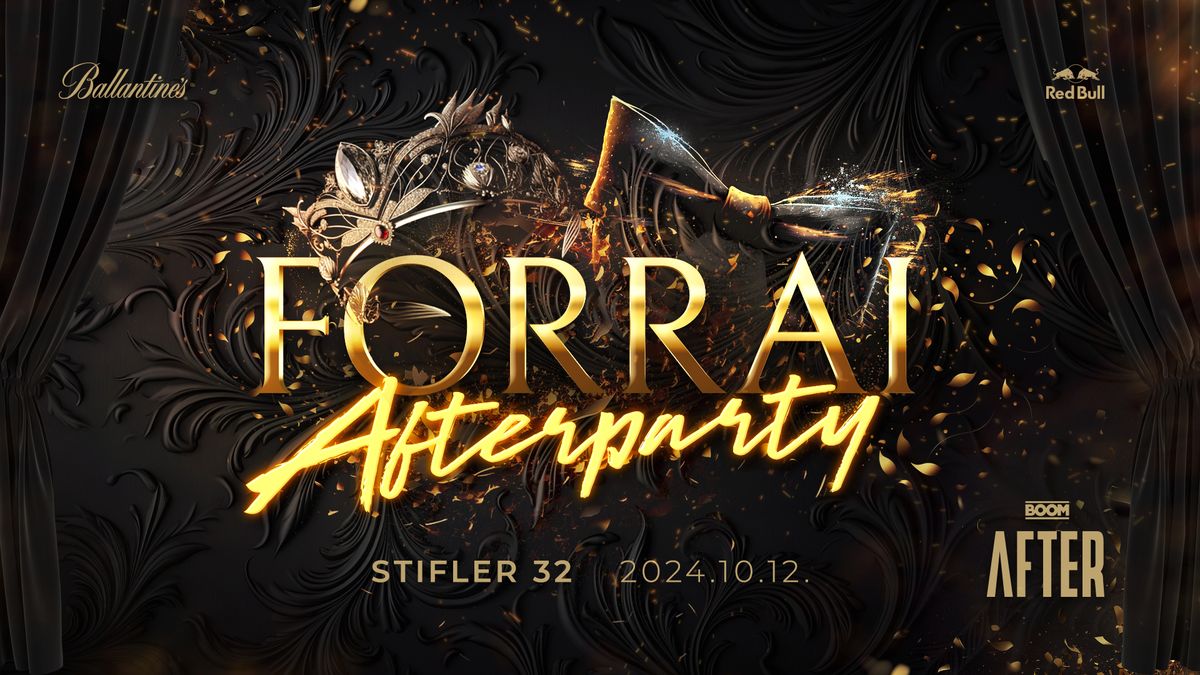 FORRAI X BOOM Szalagavat\u00f3 Afterparty \u2794 10.12.