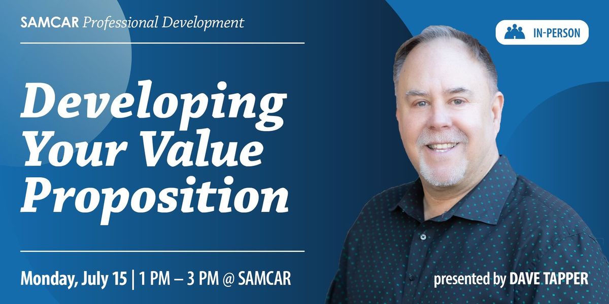 Developing Your Value Proposition