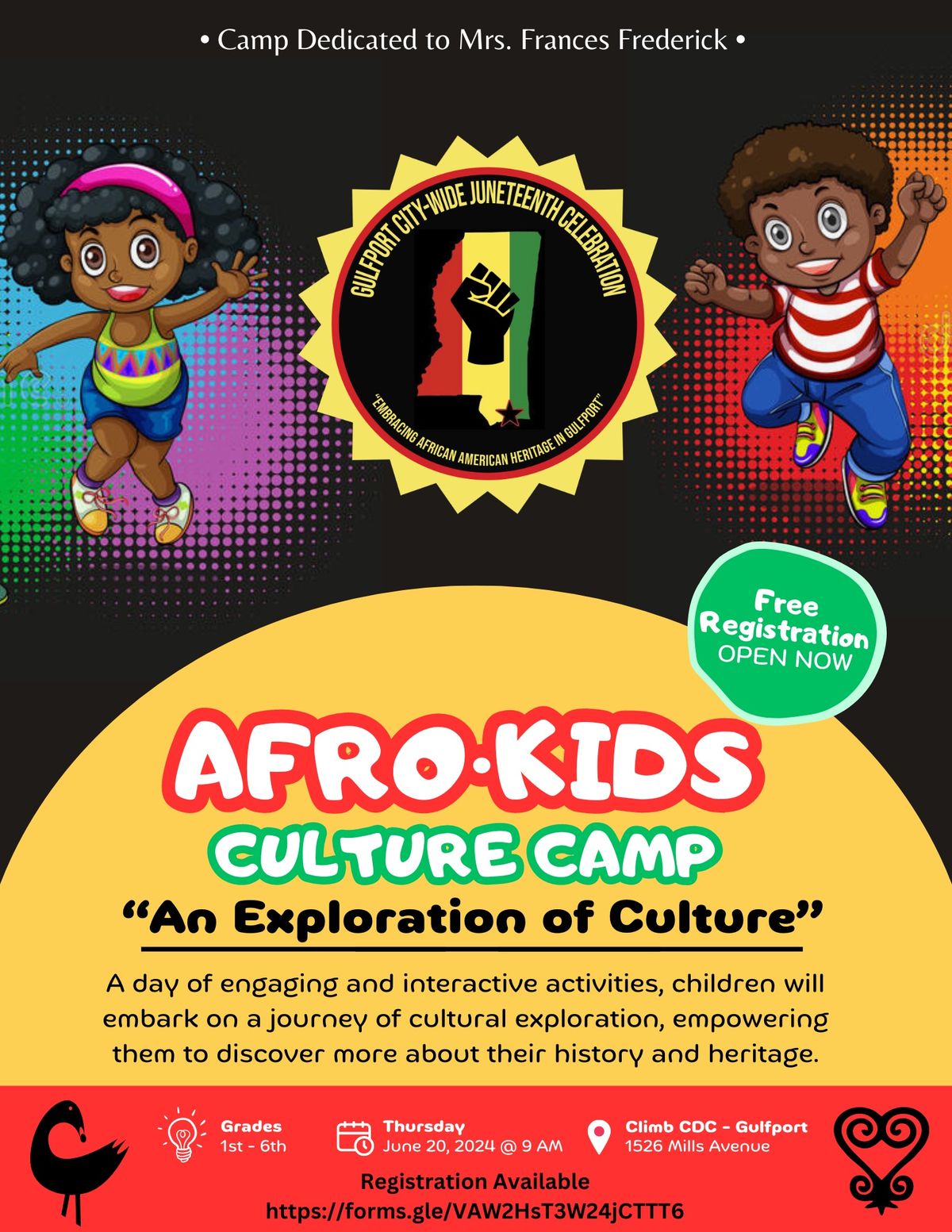 Afro\u2022Kids Cultural Day Camp