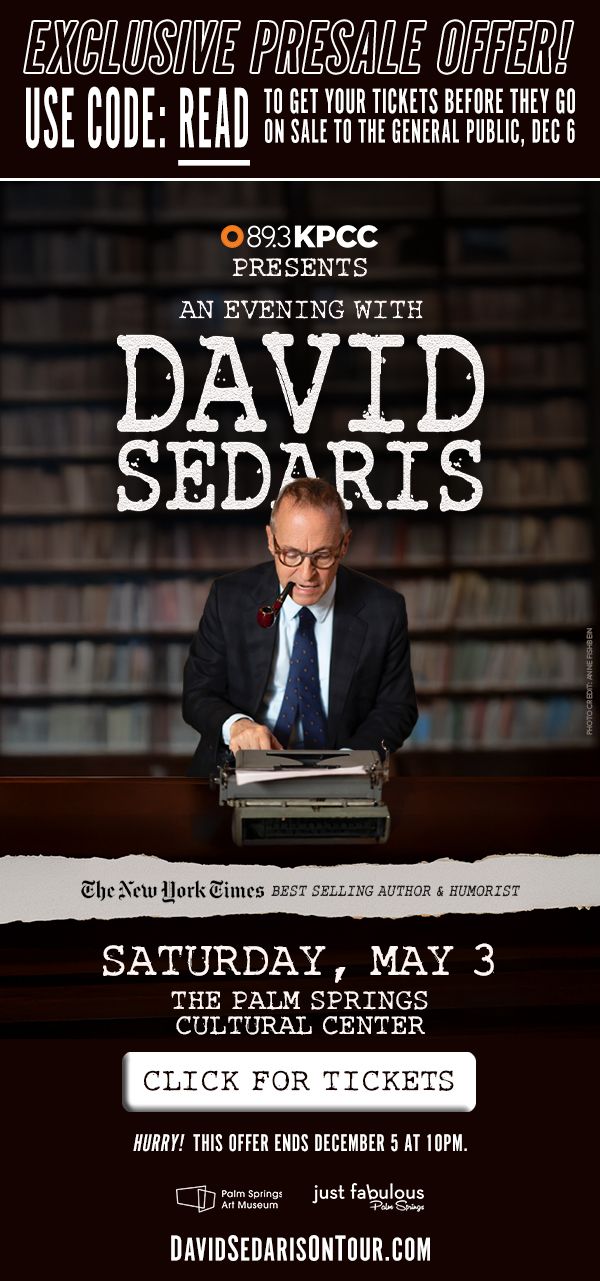 An Evening with David Sedaris!