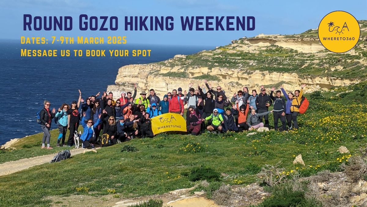 FULLY BOOKED - Round Gozo Hiking Weekend