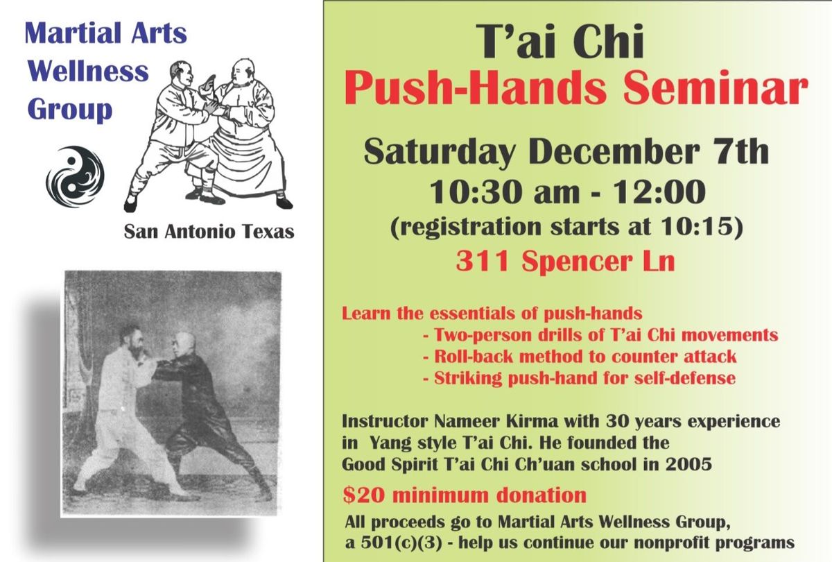 T'ai Chi Push-Hands Seminar