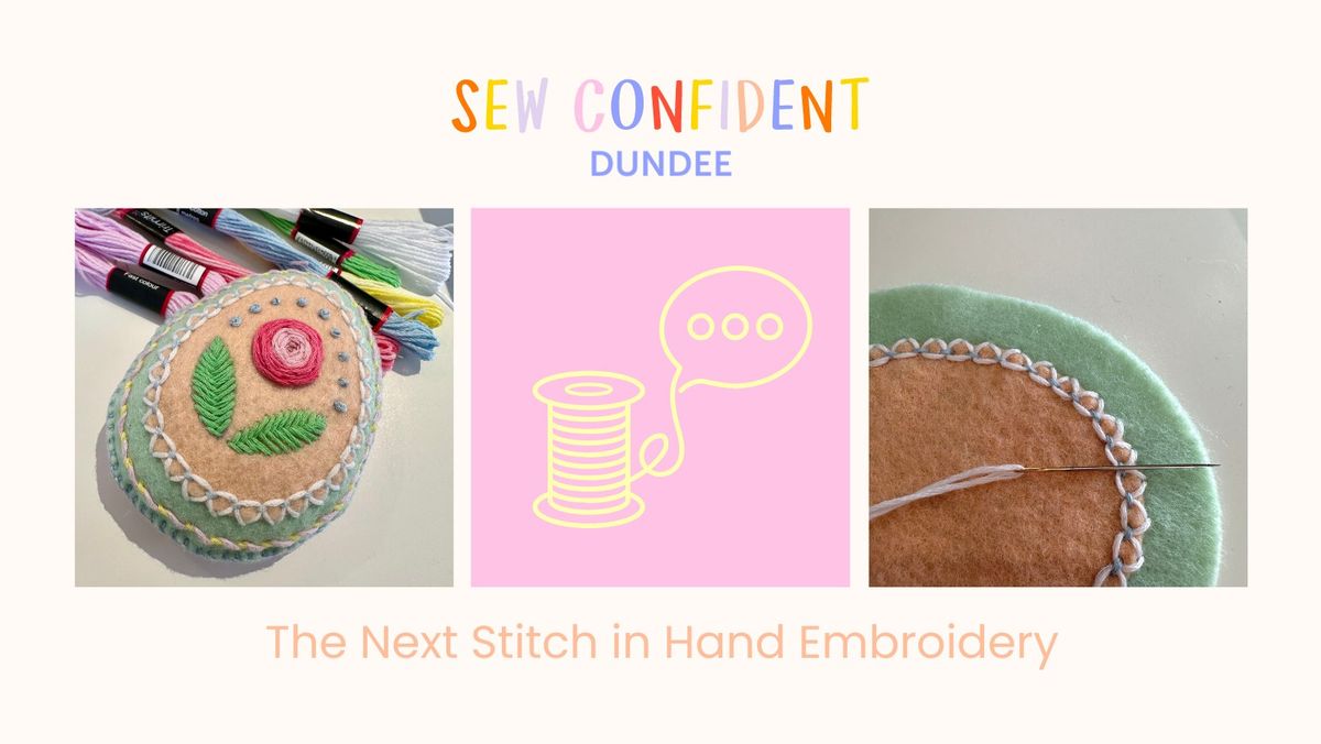 The Next Stitch in Hand Embroidery