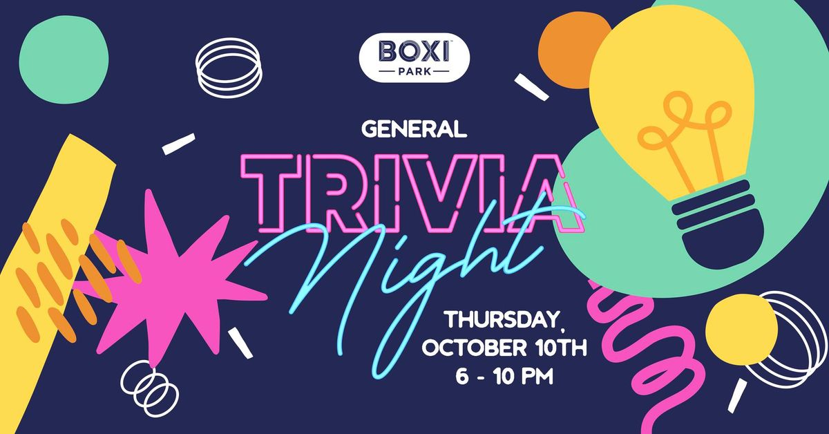 General Trivia Night