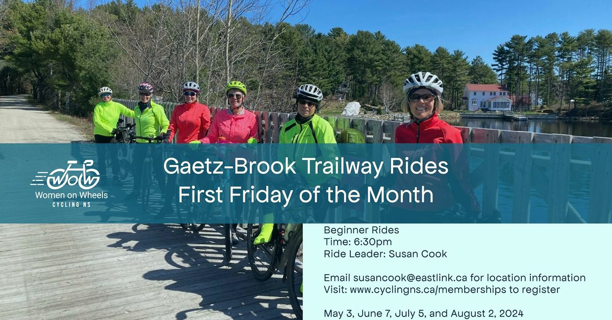 Women on Wheels - Gaetz-Brook Trailway Rides