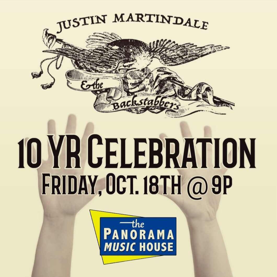 Justin Martindale & The Backstabbers at Panorama Music House