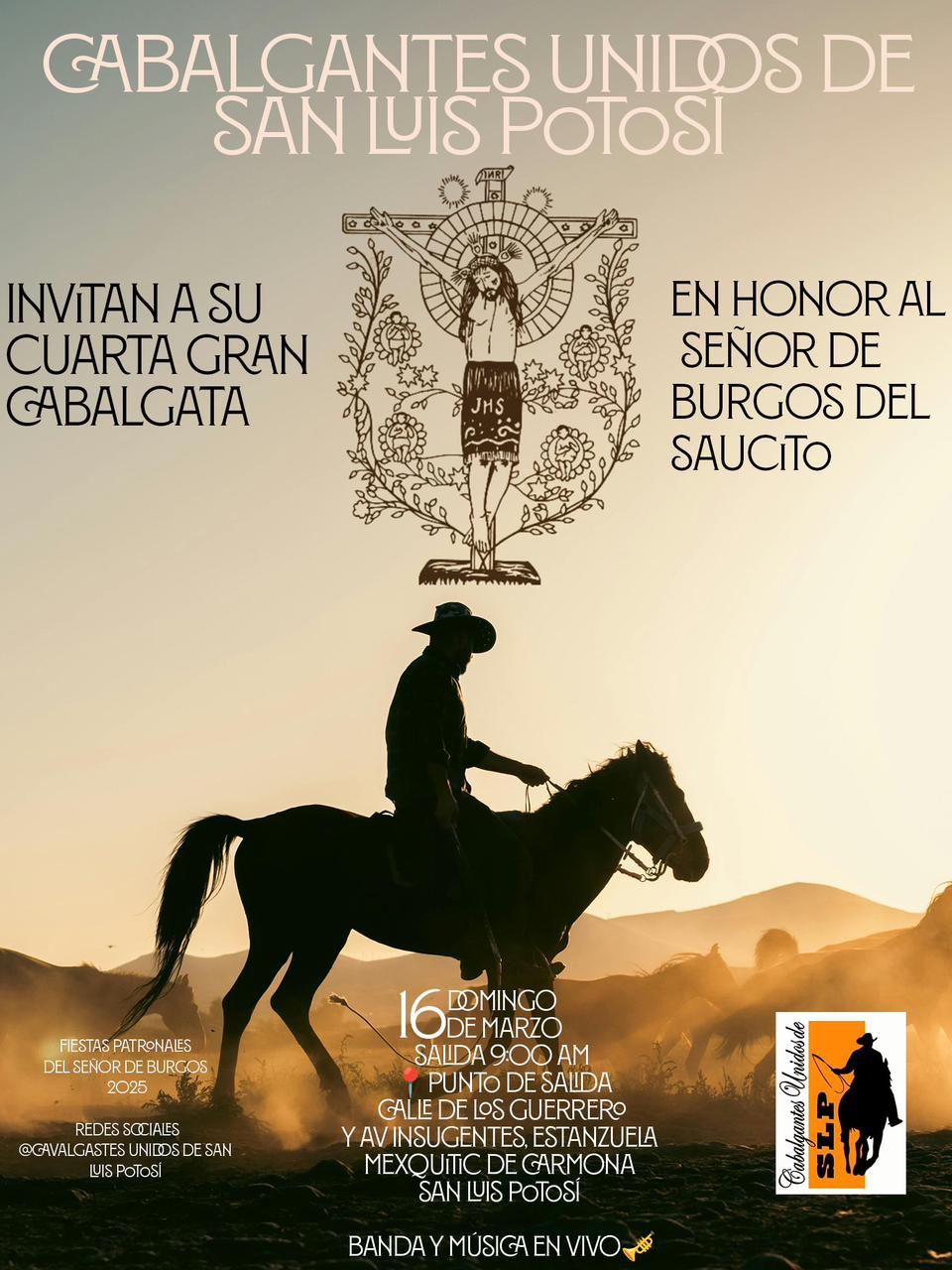 gran cabalgata en honor al sr del saucito