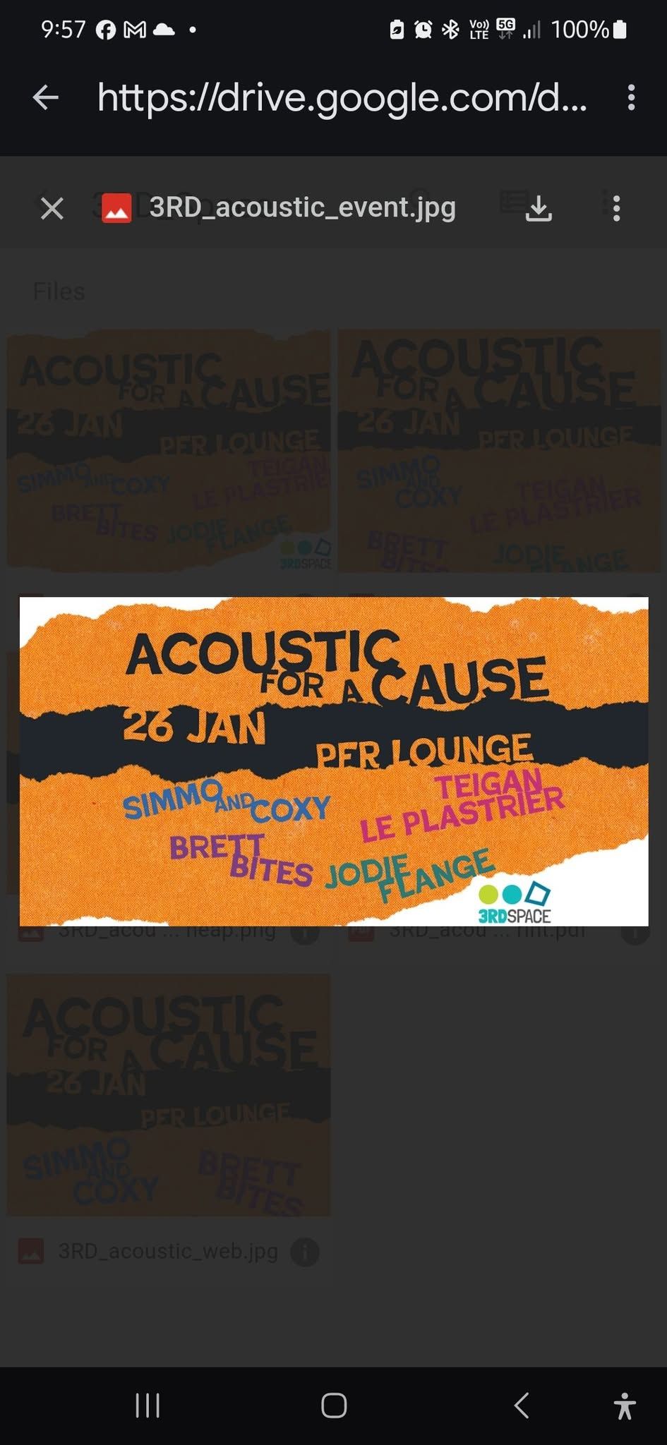 Acoustic For A Cause