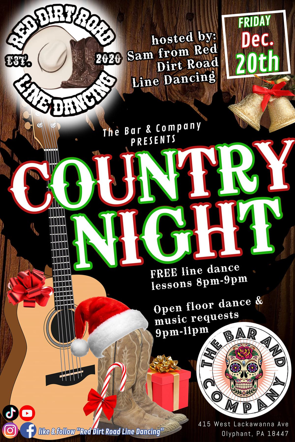 Christmas Country Night @ The Bar & Company