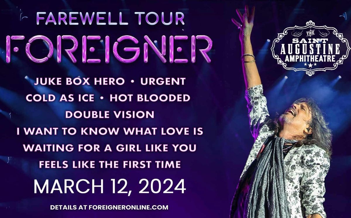 Foreigner at Ryman Auditorium