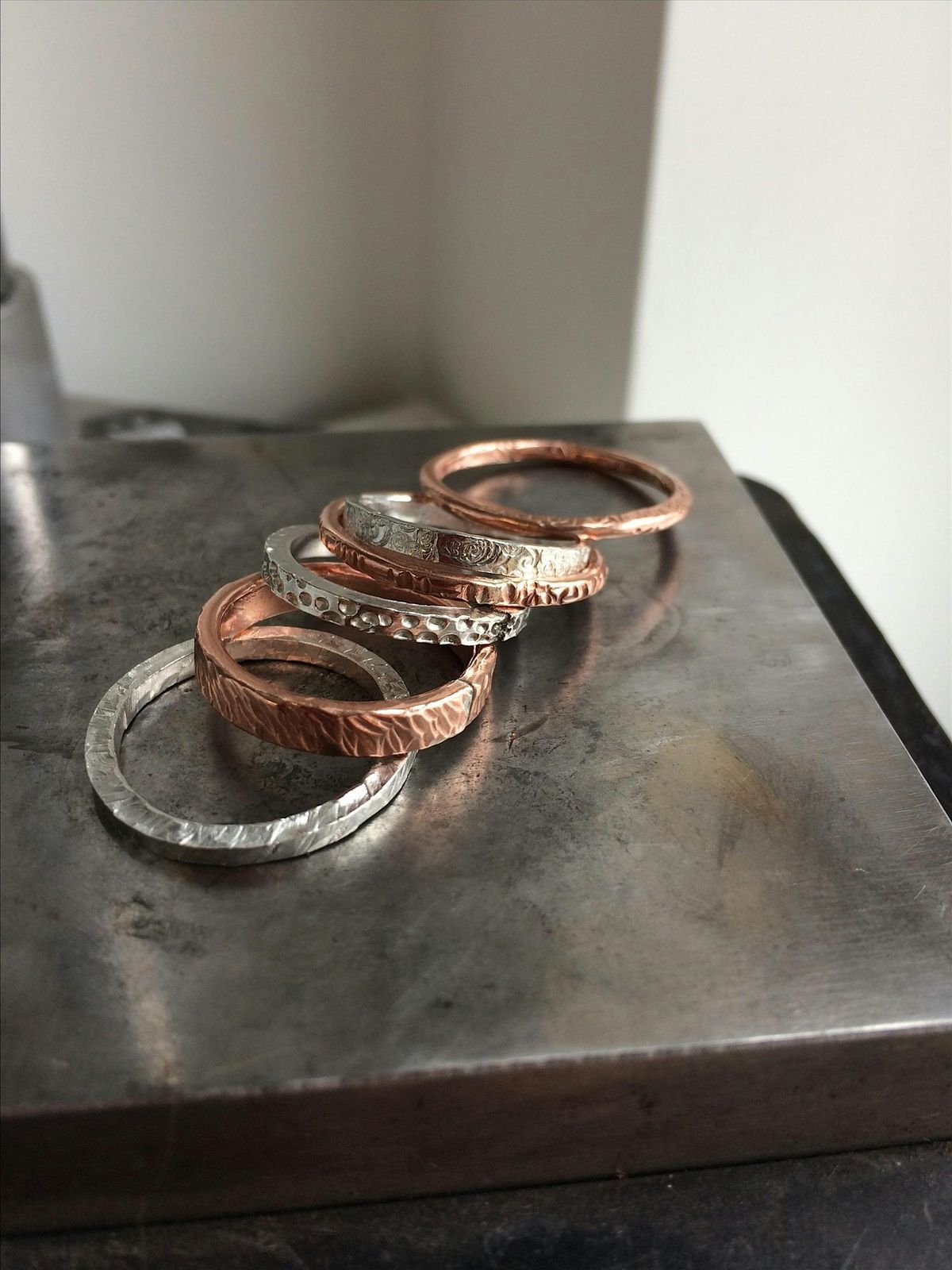 Silver Stack Ring Workshop