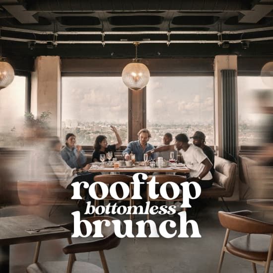 \ud83c\udf06 Rooftop Bottomless Brunch \ud83e\udd42 Views, Cocktails, Booth Tables for Big Groups \u2013 London