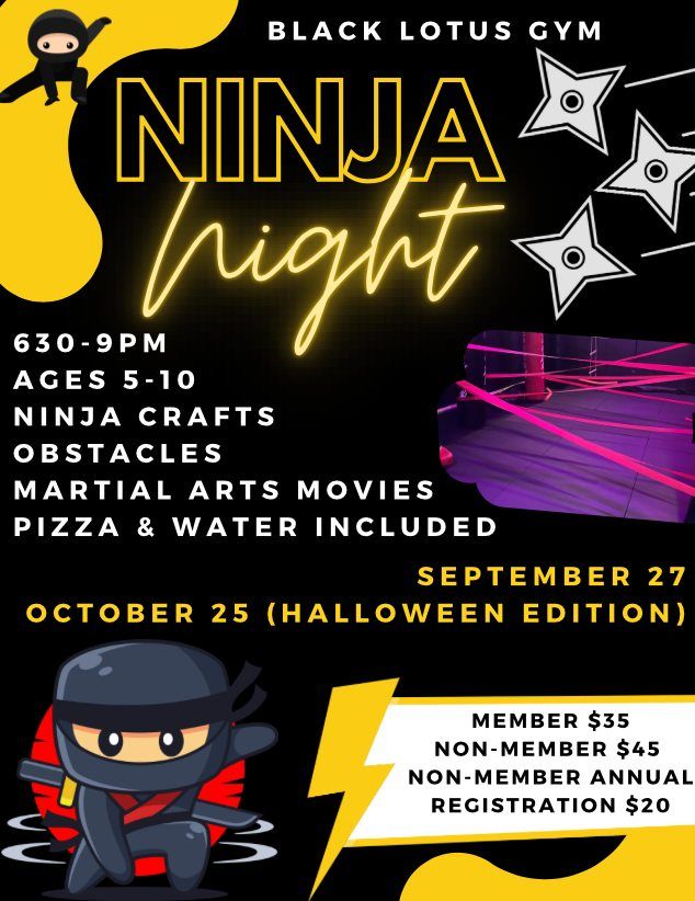 Ninja Night (AKA Parents Night Out!)