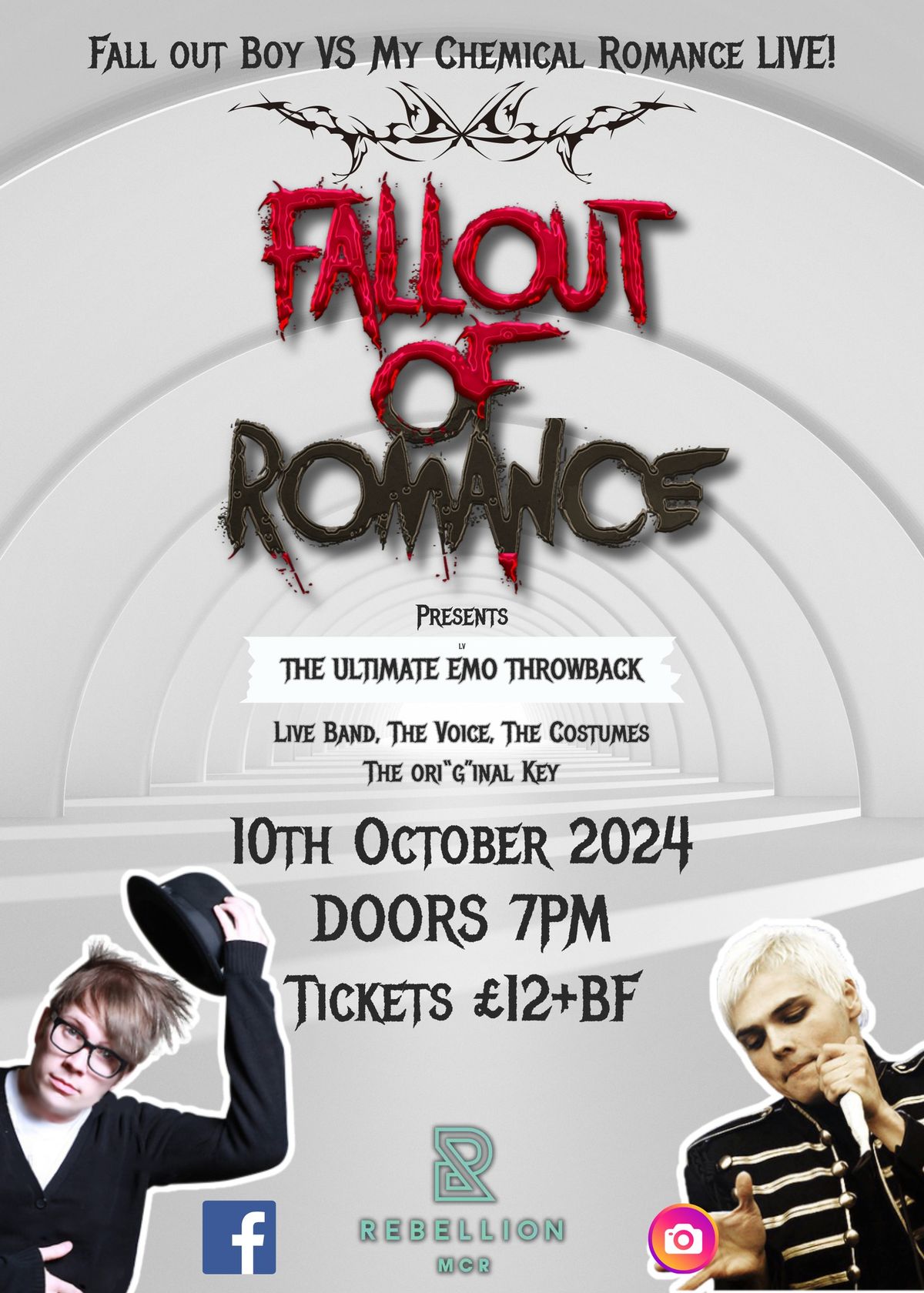 Fallout Of Romance - Fall Out Boy VS My Chemical Romance LIVE - Rebellion Manchester