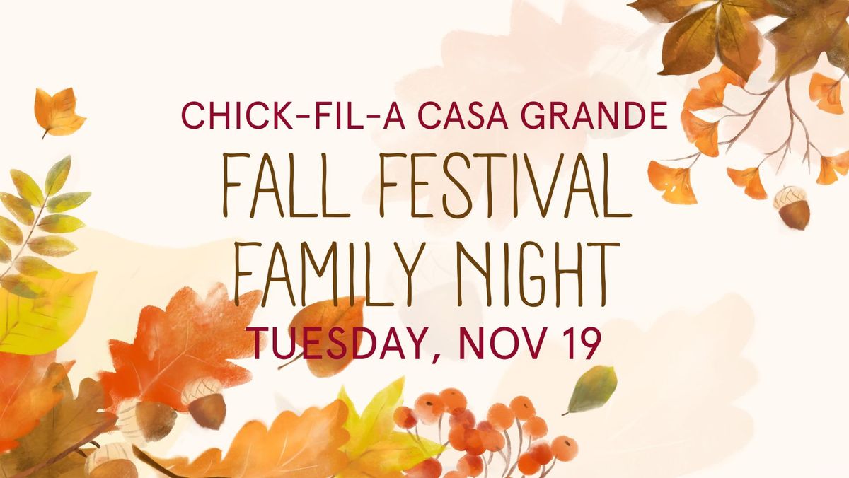 Chick-fil-A Fall Festival Family Night