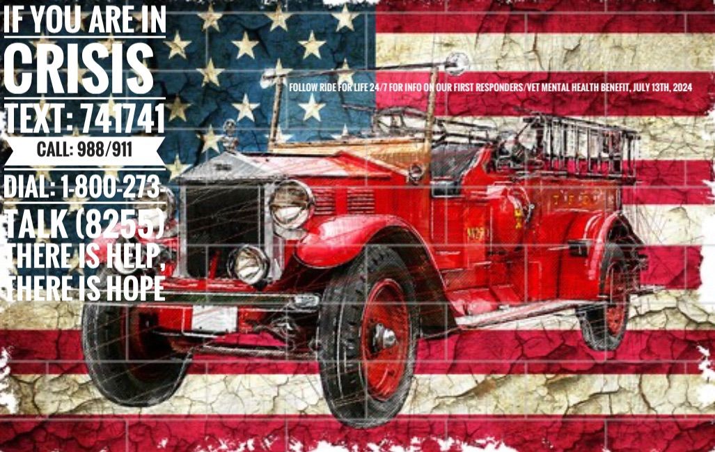 Ride For Life First Responders~VET Mental Health Benefit
